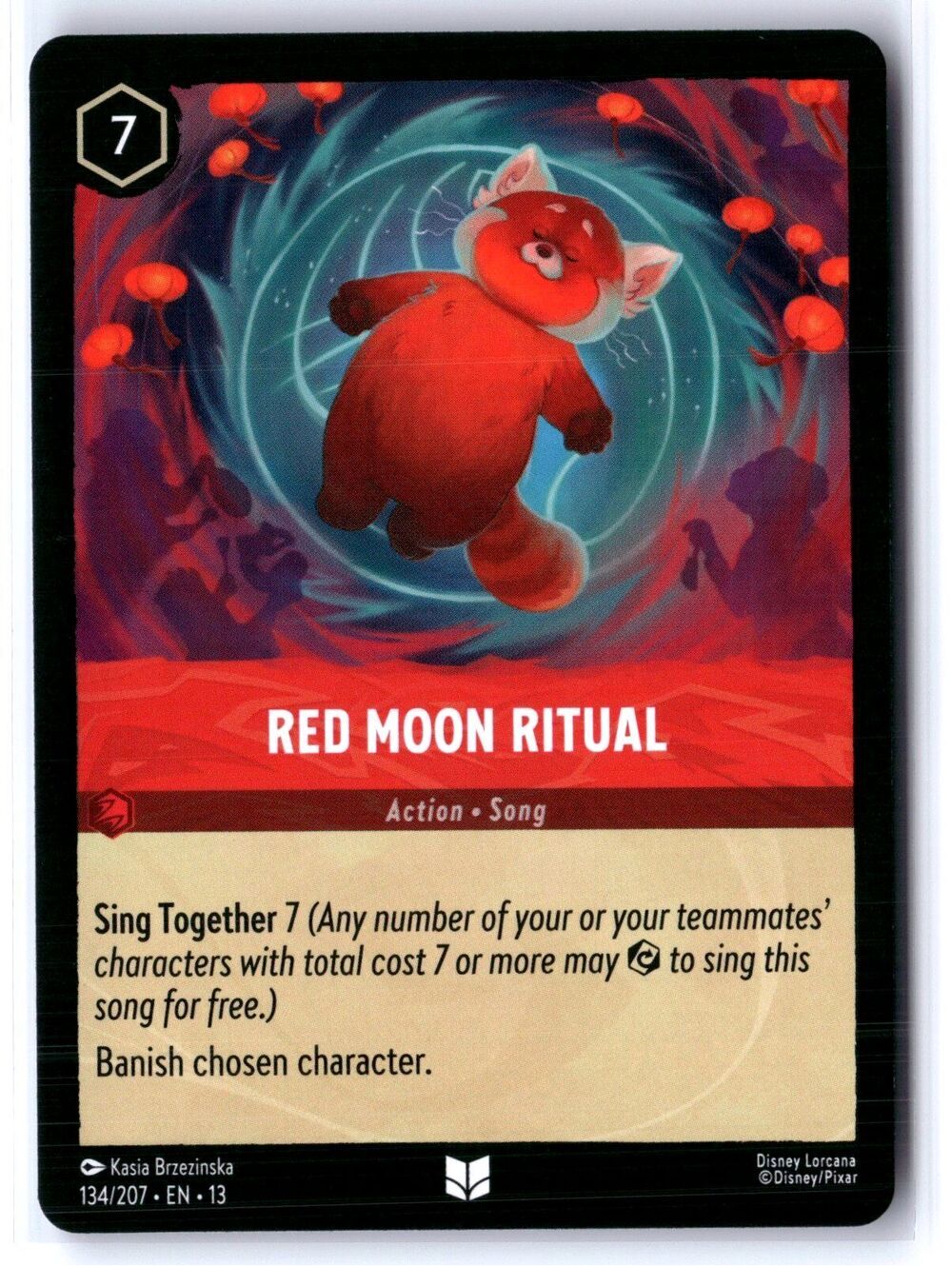 Red Moon Ritual Uncommon Attack of the Vine! 134/207 NM